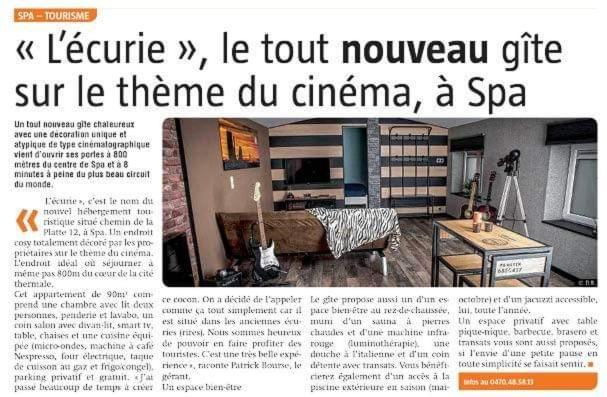 L'Ecurie Gite Duplex Welness Spa Eksteriør bilde